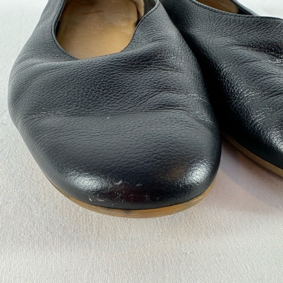 Everlane The Day Glove Ballet Flats Leather Slip On Flat in Black Size 7 - Picture 3 of 8